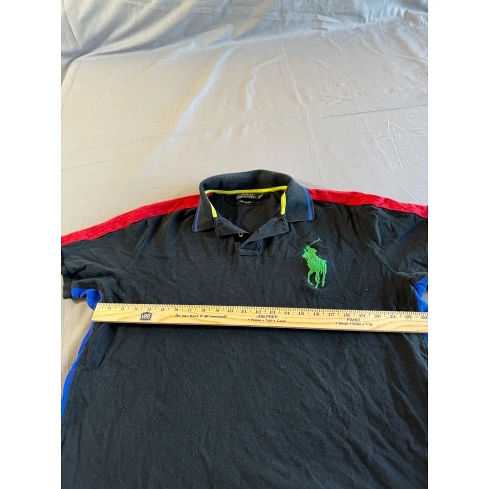 Polo Ralph Lauren Shirt XXL Big Pony‎ Polo Black Red Blue Green Pony Preppy